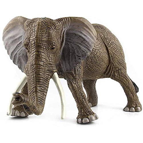 IUYJVR Figuras Escultura de Elefante Estatua de jardín al Aire Libre Decoración del hogar Colección de Modelos de Animales Juguetes para niños Regalos 31 X 8 X 16CM Juguetes