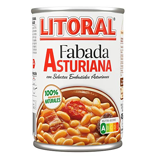 Litoral Plato Preparado de Fabada Asturiana, sin Gluten, 435g
