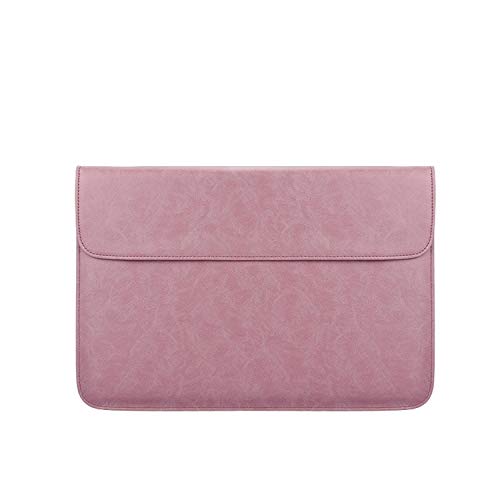 Luoshan PU01S PU de Cuero Horizontal Invisible magnética portátil Hebilla Interna del Bolso de 13,3 Pulgadas portátiles (Rosa) (Color : Pink)