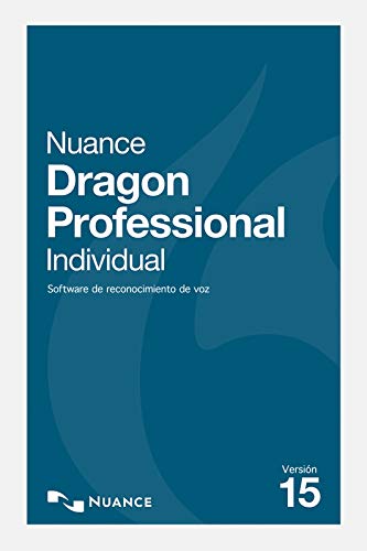 Nuance Dragon Professional Individual 15 - Versión completa | PC | Código de activación PC enviado por email