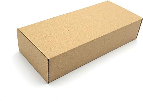 Pack 25 cajas | cartón pequeñas, para envíos ecommerce automontables kraft, paqueteria, almacenaje , packaging, regalos, envio postal, Ideal ecomerce. (18 x 8 x 4cm, Pack 25 cajas)
