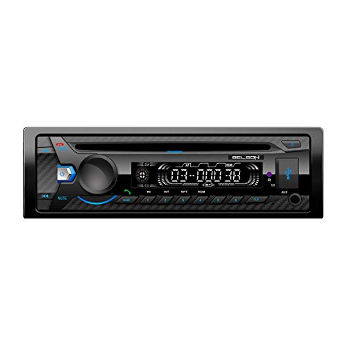 Radio CD/MP3 FM RDS Belson BS-12142BTW | Potencia 4x40W | USB | SD | Manos Libres Bluetooth | Reproductor de mp3 | Frontal Fijo.