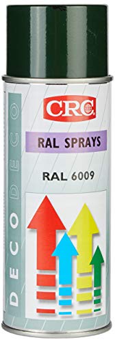 RC2 Corporation 32411-AA CRC 32411-AA-DECO Pintura de secado extra rápido. Alto brillo. RAL 6009 verde pino 400 ml, Negro