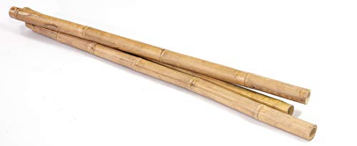 Rococo Tronco de Bambú Natural de 3 Metros de Largo (Entre 6 y 12cm ø). Precio/ud