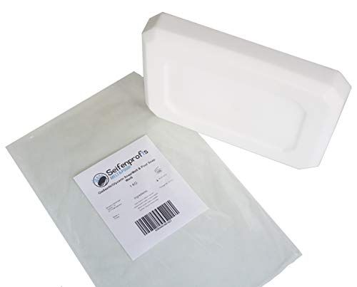 Seifenprofis Jabón para riego, jabón de glicerina, color blanco/opaco, 1 kg
