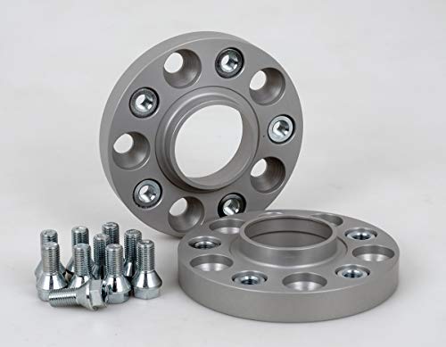 Separadores de ruedas de aluminio, 2 unidades (20 mm por disco, 40 mm por eje), incluye certificado TÜV