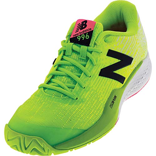 Zapatillas de tenis New Balance 96v 3 para hombre (color verde claro y blanco), MC996LE3, verde, 44