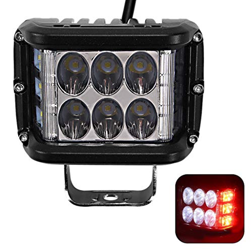 12V-32V 45W Luz de Trabajo Side Shooter LED Light Bar Combo Pod Lámpara estroboscópica para ATV SUV Truck