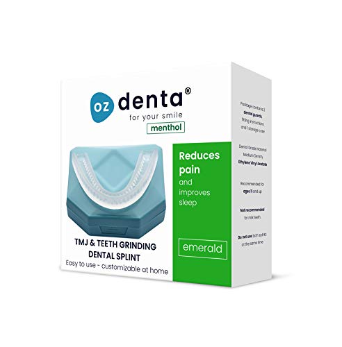 2 x Férula Dental Placa de Descarga Nocturna Protector Bucal para dormir anti Bruxismo Rechinar los dientes y los Trastornos del ATM