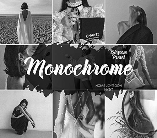 4 Mobile Lightroom Preset | MONOCHROME Wed Lightroom Mobile | Download Link + Installation Guide: [ Dng, Iphone Android Preset, Warm, Aesthetic, Wedding ... Preset, Insta Blog ] (English Edition)