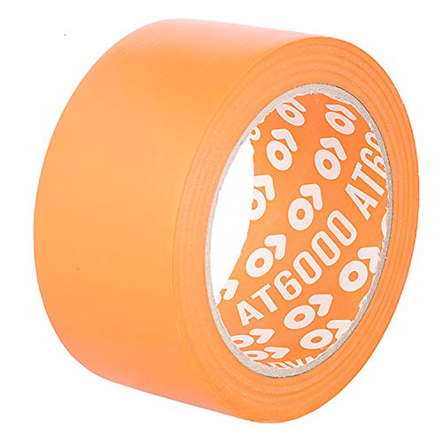 Advance Tapes AT6000 - Cinta adhesiva de PVC (100 x 33 m, núcleo de 76 mm, 18 unidades), color naranja