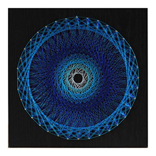 Baoblaze Kit de Arte de Cuerdas Pintura Hecha a Mano Imagen Material para Manualidades - Nido de pájaro, 30 x 30 cm