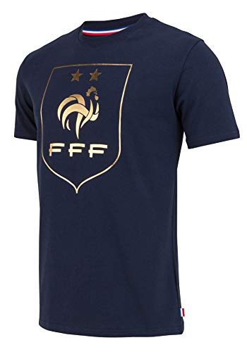 Camiseta FRANCE de fútbol FFF – 2 estrellas – Colección oficial para adulto, talla XL