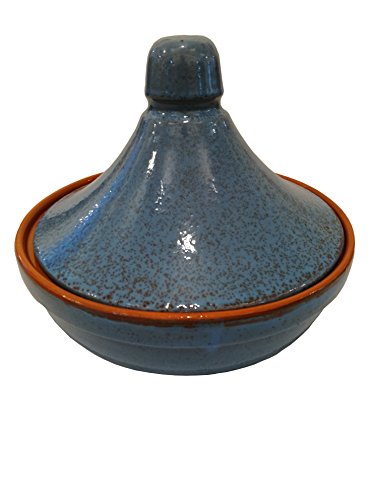 Coli maioliche y TERRECOTTE desde 1650 Tajín, Capacidad de 1.5 litros, diámetro 25 cm, azul envejecido