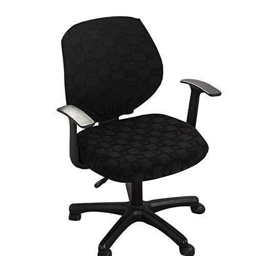 Facai Funda para silla de oficina de Jacquard elástica giratoria lavable para silla de escritorio, extraíble para silla de ordenador #2