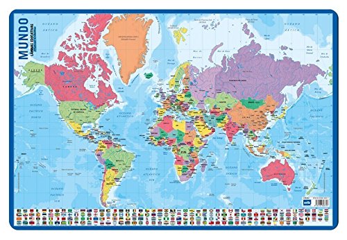 Grupo Erik Editores Lamina Educativa Mapa Del Mundo