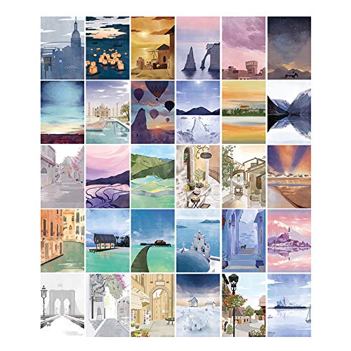 HANTECH Kit de collage de fotos para collage de fotos, juego de 30 unidades, 10 x 15 cm, pintado a mano
