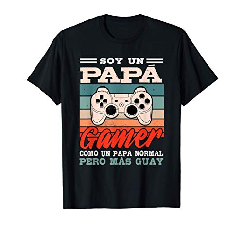 Hombre Soy un papá gamer Idea de regalo para el día del padre Camiseta