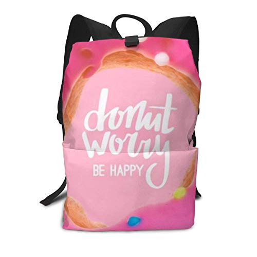 Homebe Mochila Unisex, Mochilas y Bolsas,Lovely Don't Worry Be Happy Printed Primary Junior High School Bag Bookbag