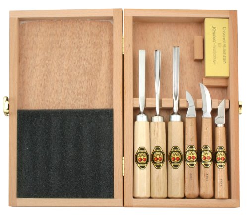 Kirschen 3437000 - Juego de herramientas para tallar madera