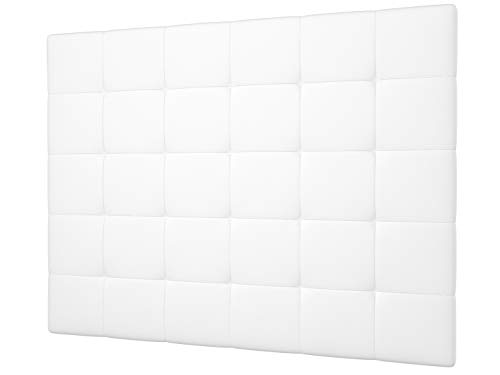LA WEB DEL COLCHON - Cabecero tapizado Celio para Cama de 90 (100 x 120 cms) Blanco