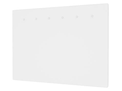 LA WEB DEL COLCHON - Cabecero tapizado Marco para Cama de 80 (90 x 120 cms) Blanco | Cabezal Cama | Cama Matrimonio | Cama Juvenil |