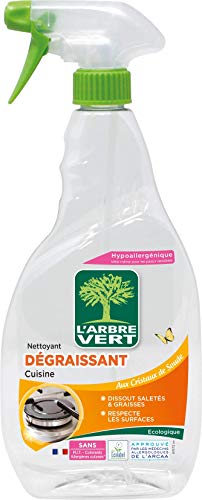 L'Arbre Vert – Spray de cocina desengrasante – 740 ml – Lote de 2 (modelo aleatorio)