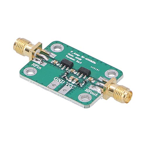 Módulo amplificador de potencia RF, 40dB de ganancia 30-4000MHz Componentes electrónicos de placa de circuito impreso con disipación de calor de área grande