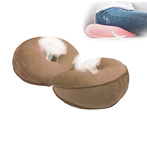 PANYUE Dual Latex/Foam Lift Hips Cushion, Folding Beauty Butt Comfortable Cushion for Home Office Car Seat