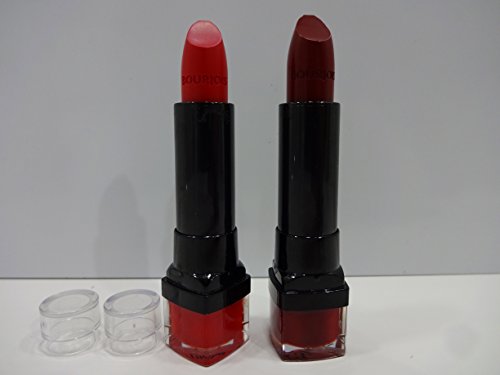 Pintalabios de Bourjois, Rouge Edition, 2 unidades, colores 45 Red-Outable y 43 Rouge Your Body