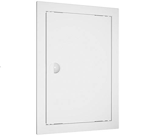 Puerta de inspección con asa, puerta de inspección (40 x 50 cm, blanco)