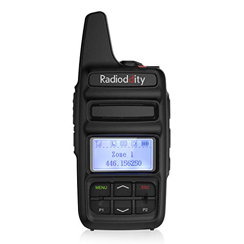 Radioddity GD-73 DMR Walkie Talkie Profesionales dPMR Radio Hotspot, Emisoras de Caza con Recargable batería de Alta Capacidad de 2600mAh, Carga y Programación por USB
