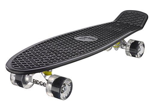 Ridge Retro 27 Skateboard, Unisex, Negro, 69 cm