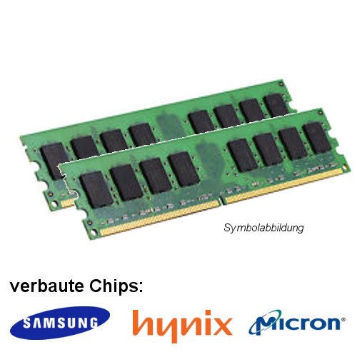 Samsung Hynix Micron - Memoria RAM DDR2 (4 GB, 2 x 2 GB, 800 MHz, PC2 6400U)