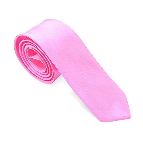 tumundo 1 Corbata para Las Camisas Vestido y de la Boda 20 Colores Diferentes-Mirada Seda Rosa