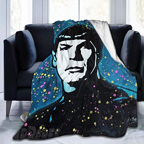Yaxinduobao Manta Suave Spock Movie Plot Flannel Ultra Soft Cozy Warm Throw Lightweight Blanket Microfleece Blanket