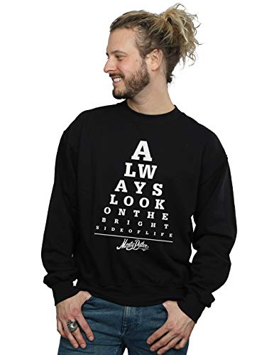 Absolute Cult Monty Python Hombre Always Look On The Bright Side of Life Camisa De Entrenamiento Negro X-Large