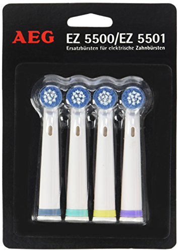 AEG EZ 5501 - Cabezales de repuesto para cepillo de dientes eléctrico (4 unidades)