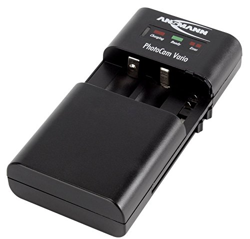 Ansmann PhotoCam Vario - Cargador Universal para baterías de cámaras (AA/AAA)