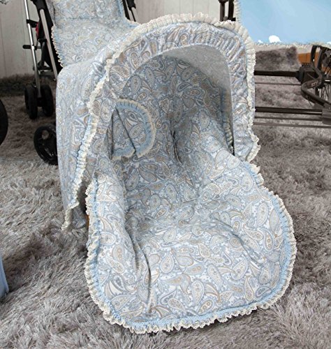 Babyline Caramelo - Colchoneta para silla grupo 0, color azul