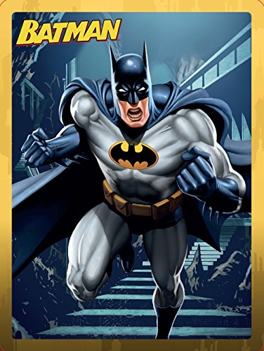 Batman. Caja metálica: Libro de aventuras · Libro para colorear · Libro de actividades · Más de 50 pegatinas · Un póster doble · 4 Rotuladores (DC Superhéroes)