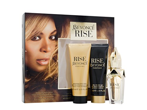 Beyonce Rise Gift Set contiene EDP 30 ml/Gel de ducha 75 ml y Loción Corporal 75 ml