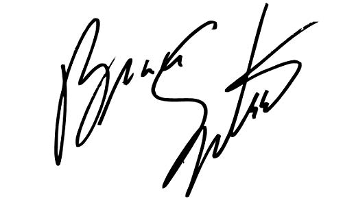 Bruce Springsteen Autograph Vinyl Decal Bumper Sticker Laptop Born Usa