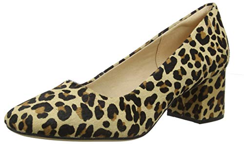 Clarks Sheer Rose, Zapatos de Tacón Mujer, Multicolor (Leopard Print Leopard Print), 42 EU