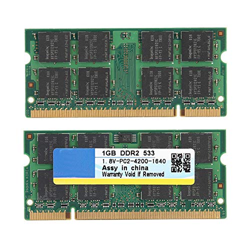 fasient 1 GB de RAM DDR2, Memoria de computadora portátil DDR2 533 MHz, para Intel/AMD