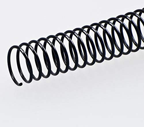 Fellowes 5110801 - Pack de 100 espirales metálicas 20 mm, negras