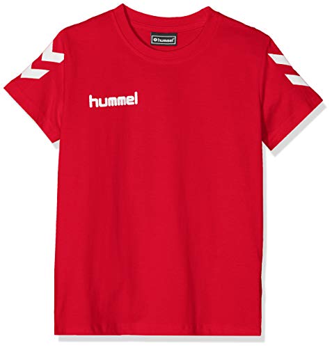 Hummel Hmlgo - Camiseta Infantil de algodón, Unisex niños, Camisetas, 203567-3062, Color Rojo, 152 (XL)