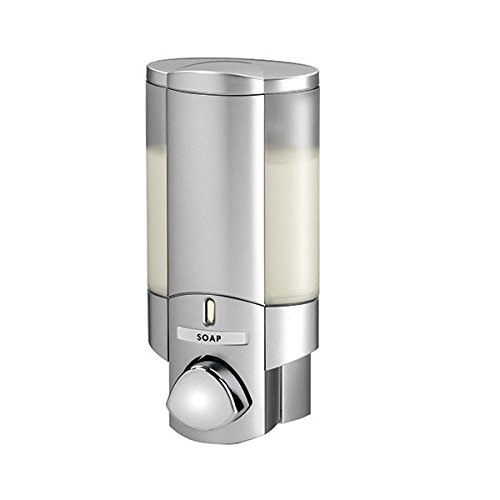 Janilec BYL141-ST - Dispensador de ducha individual (plástico, 350 ml, 175 mm de altura x 285 mm de ancho x 70 mm de profundidad, satén)