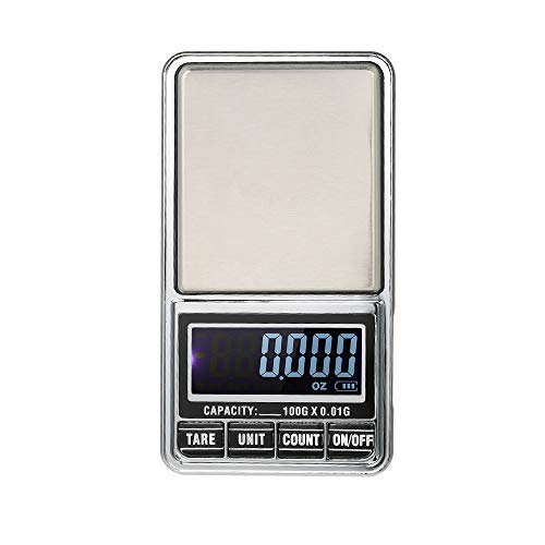 kkmoon profesional mini digital Báscula 100 g * 0,01 g joyas electrónica Báscula portátil Precisión Balance, 100g 0.01g