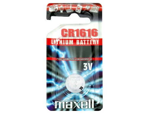 Maxell cr - Pilas (nickel - oxyhydroxide (niox), 3v, 55 mah, 1,6 cm, 1,6 cm, 1,6 mm (0.063"))